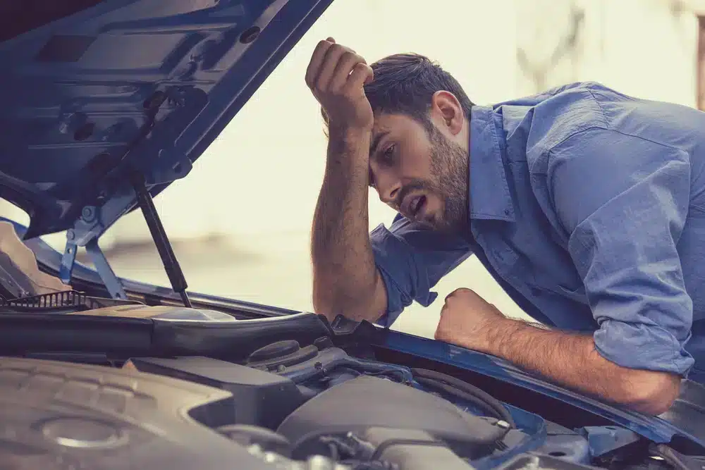 The car has a problem