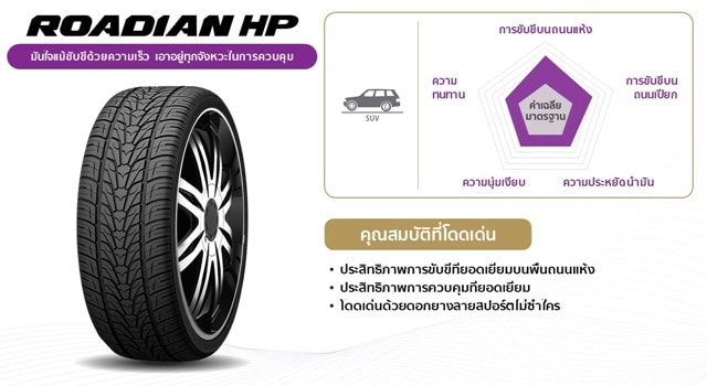 ยางรุ่น ROADIAN HP
