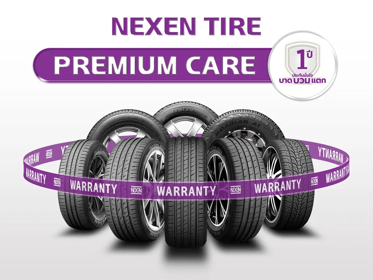1 year Free Tire Replacement for Road Hazard Warranty