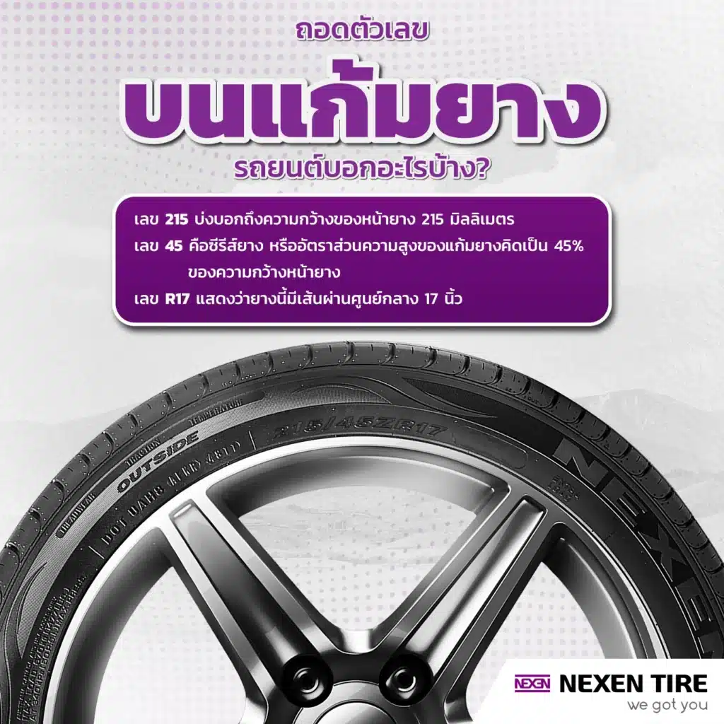 วิธีเลือกยางรถยนต์ขอบ 17 ให้ตอบโจทย์การใช้งาน